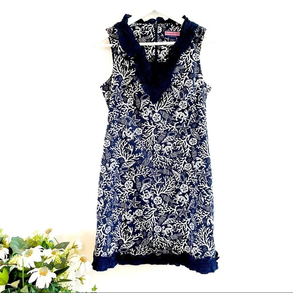 Vineyard Vines Ocean Life Sleeveless Sheath Dress - Picture 5 of 9